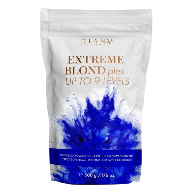 EXTREME Dust-Free Bleaching Powder with Plex System &amp; Violet Pigment – ​​Up to 9 Levels (500 g)