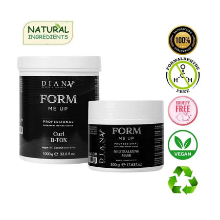 Form Me Up CURL HaarBotox – Deep Nourishing &amp; Curl Repair Treatment Set 1000g + 500g