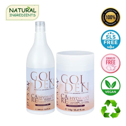 Golden Botox Home Care Set – Shampoo + Hair Mask 1000 ml
