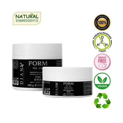 Form Me Up CURL HaarBotox – Deep Nourishing &amp; Curl Repair Treatment Set 500g + 300g