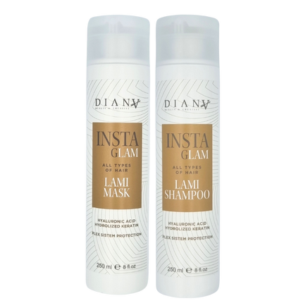 InstaGlam Home Care Set (Shampoo + Hair Mask) 2×250 ml – Complete care after treatments