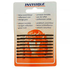 Invisible Hair Clips Long 65mm Brown 8 pcs