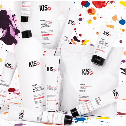 KIS SnowWhite Blonde Powder 500gr + OxyCream 6% 1000ml