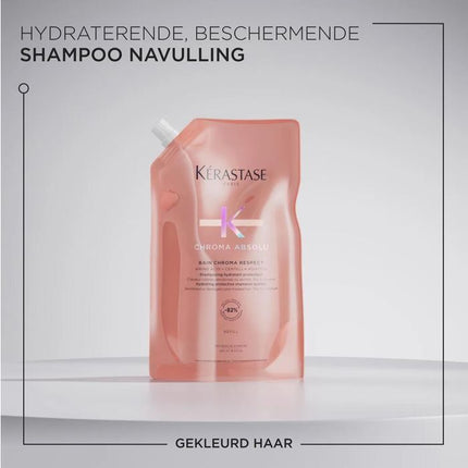 Kerastase Chroma Absolu Bain Chroma Respect 500ml + Refill 500ml