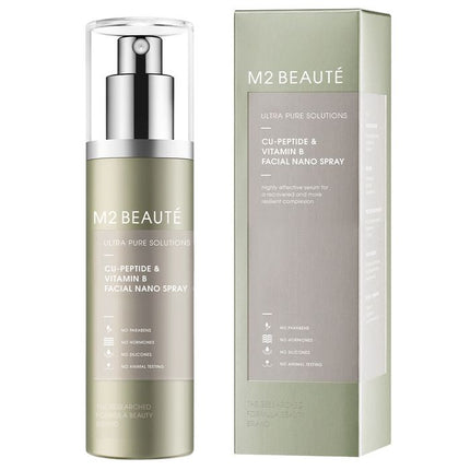M2 Beauté Ultra Pure Solutions Cu-Peptide &amp; Vitamin B Facial Nano Spray 75ml