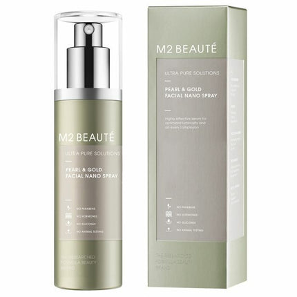 M2 Beauté Ultra Pure Solutions Pearl &amp; Gold Gesichts-Nanospray 75 ml