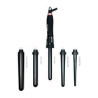 Max Pro Miracle 5-in-1 Curling Iron Black 18/9+19+25+25/19+32/35mm