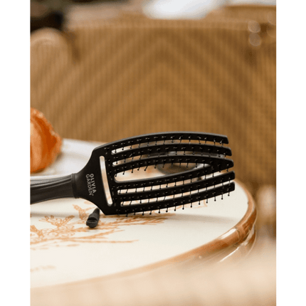 Olivia Garden Fingerbrush Combo Black Medium