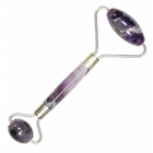 Oolaboo Amethyst Beauty Roller in Luxury Black Pouch 8x20cm