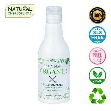 Organic Hair Botox Home Care Shampoo – Natural thermal shampoo for long-lasting smoothness – 300ml