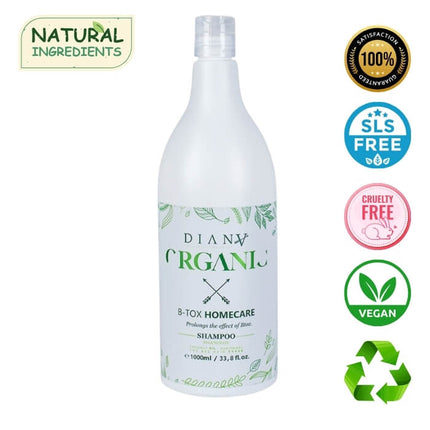 Organic Hair Botox Home Care Shampoo – Natural thermal shampoo for long-lasting smoothness – 1000 ml