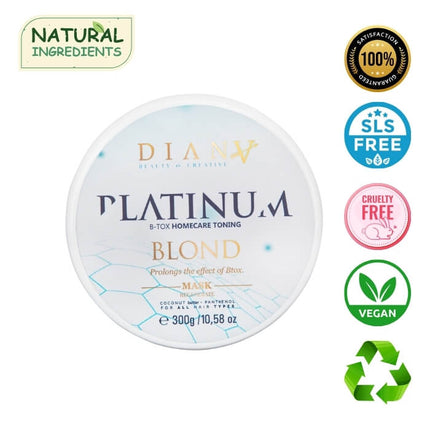 Platinum Botox Home Care Mask – Hydrating mask with violet pigment for blond hair – 300g
