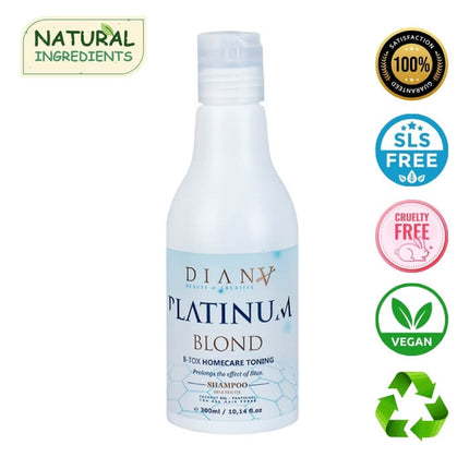 Platinum Hair Botox Home Care Shampoo – Hydrating shampoo with purple pigment for cool blonde hair – 300ml