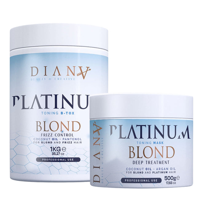 Platinum Hair Botox Behandlung für blondes Haar Set 1000ml + 500ml