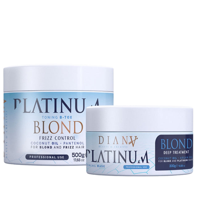 Platinum Hair Botox-Behandlung für blondes Haar, Set 500 ml + 300 ml