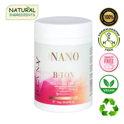 PreNano HaarBotox – Intensive Reparatur- und Tiefenpflegebehandlung 1000 ml