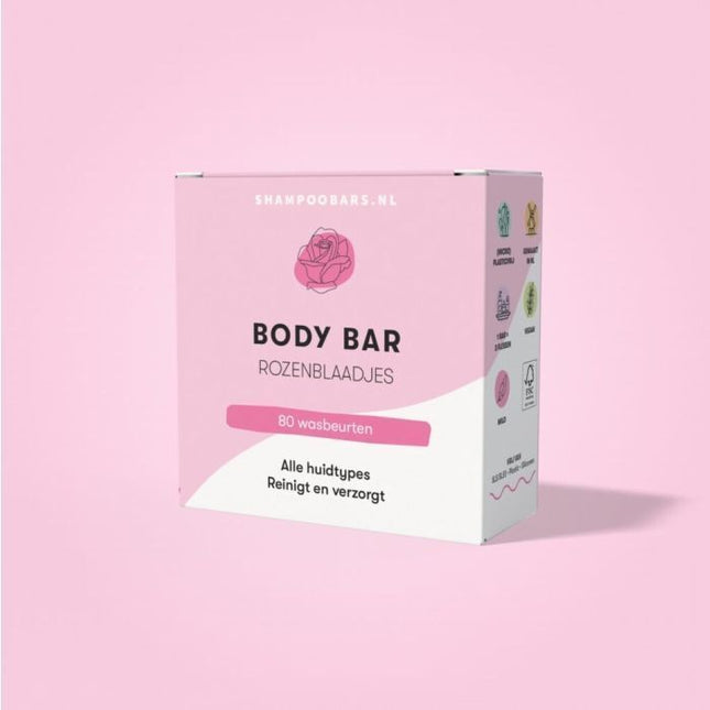 ShampooBars Body Bar Rozenblaadjes 70gr