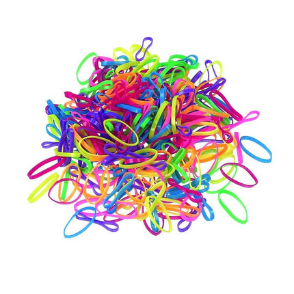 Sibel Hair Elastics Colored 500 pcs