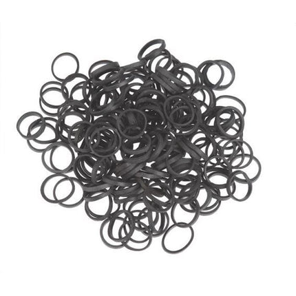 Sibel Hair Elastics Black 500 pcs