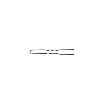 Sibel Postichene needles ribbed black 70mm - 25 pcs