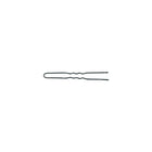 Sibel Postichene needles ribbed black 70mm - 25 pcs