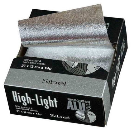 Sibel Precut Embossed Aluminum Sheets 300pcs 27x12cm