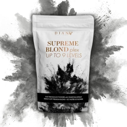 SUPREME Dust-Free Bamboo Charcoal Bleach 500g – Plex System up to 9 shades