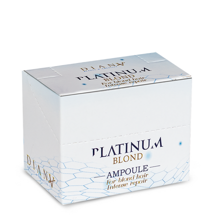 Platinum Ampoules For Blonde Hair 6×10 ml – Cool blonde, shine &amp; repair