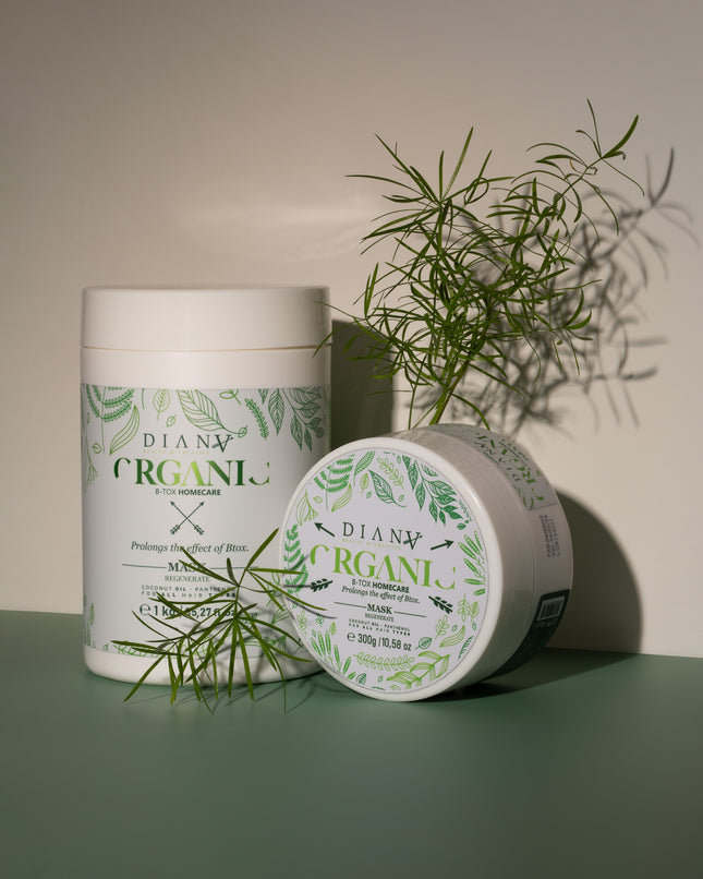Organic Hair Botox Home Care Mask – Natural Regenerating Mask for Prolonged Smoothness – 300g