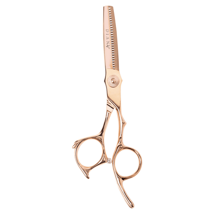 Professional Thinning Scissors 5.5" (14 cm) – Rose Gold – Japanese Steel &amp; Precision