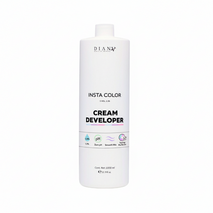 Insta Color Cream Developer 1.5% 1000 ml – Professional oxidizer for toners