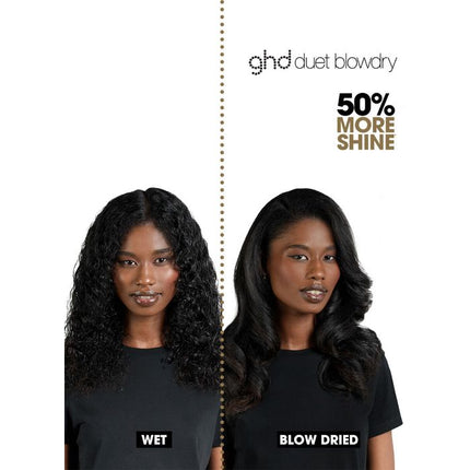 ghd Duet Blowdry 2-in-1 Hair Dryer Brush White