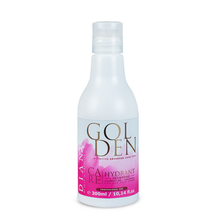Golden Protein Home Care Shampoo – Strengthening shampoo with panthenol, hyaluronic acid &amp; gold particles – 300ml