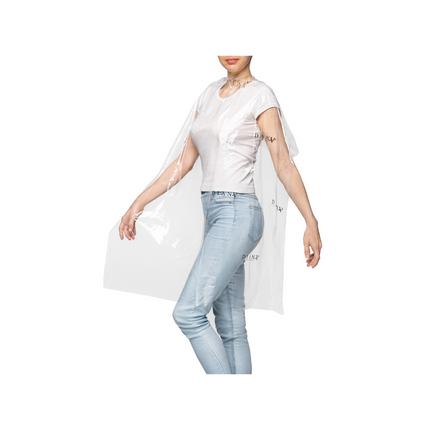 Disposable Foil Hairdressing Cape Set of 25 Pieces – Professional Protection &amp; Comfort