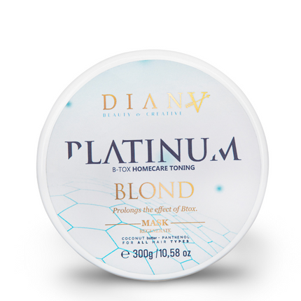 Platinum Botox Home Care Mask – Hydrating mask with violet pigment for blond hair – 300g