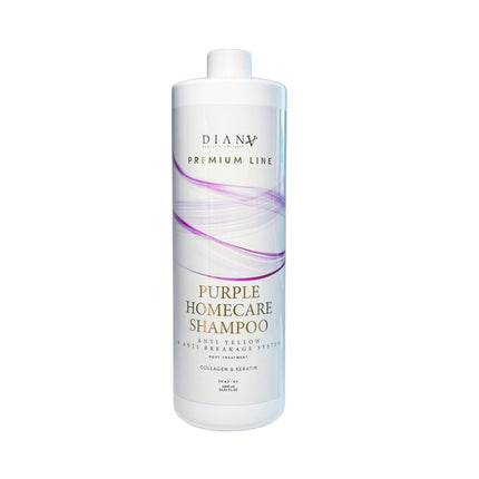 Premium Line Purple Home Care Shampoo – Blonde care with purple pigment, collagen &amp; keratin – 1000ml