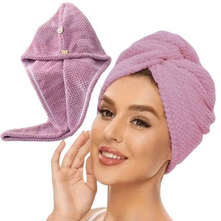 Microfiber Hooded Hair Towel 65x25 cm – Quick-drying &amp; Gentle on your Hair