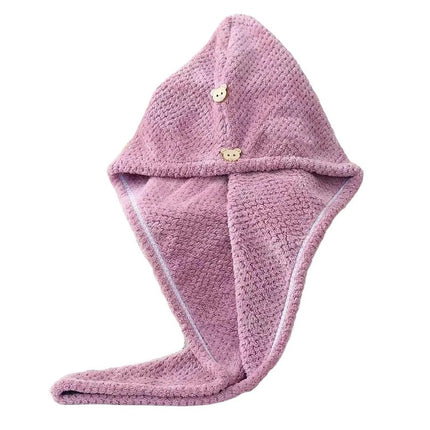 Microfiber Hooded Hair Towel 65x25 cm – Quick-drying &amp; Gentle on your Hair