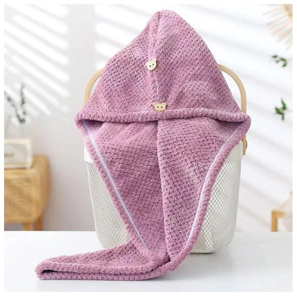 Microfiber Hooded Hair Towel 65x25 cm – Quick-drying &amp; Gentle on your Hair