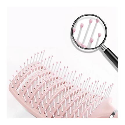 Powder Pink Hairbrush – Root Lift, Styling &amp; Massage